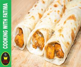Tikka Boti Roll Paratha